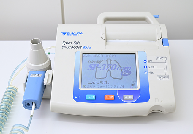 肺機能検査器